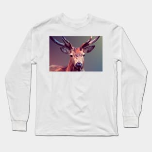 Abstract Deer Long Sleeve T-Shirt